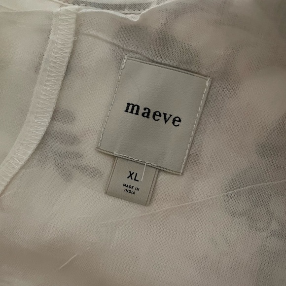 Anthropologie Maeve The Keiko Mini Dress Size XL Floral Dress - Picture 6 of 8